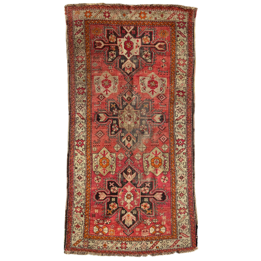 Antique Karabagh Accent Rug #R1103 - 3' x 5'9"