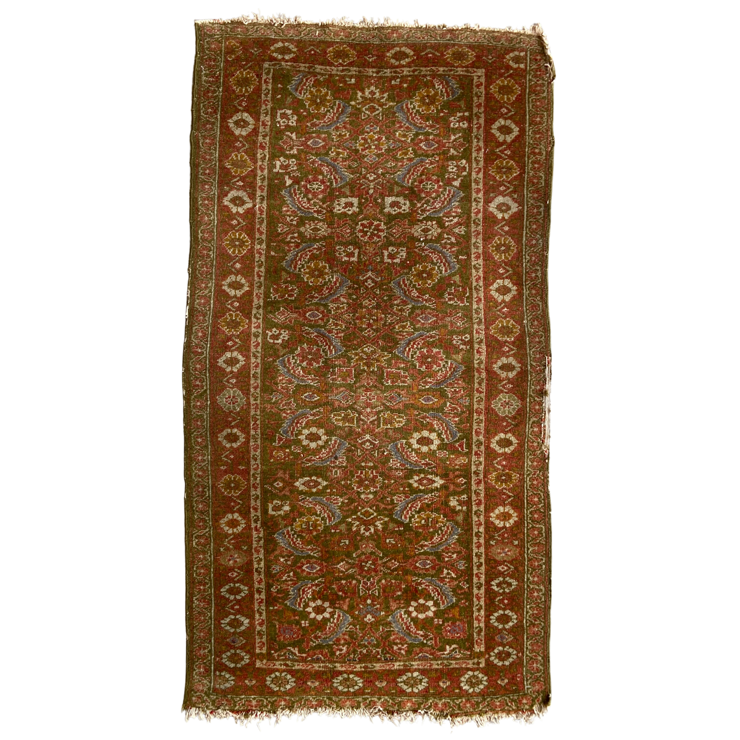 Antique Caucasian Accent Rug #R1106 - 2'8" x 5'1"