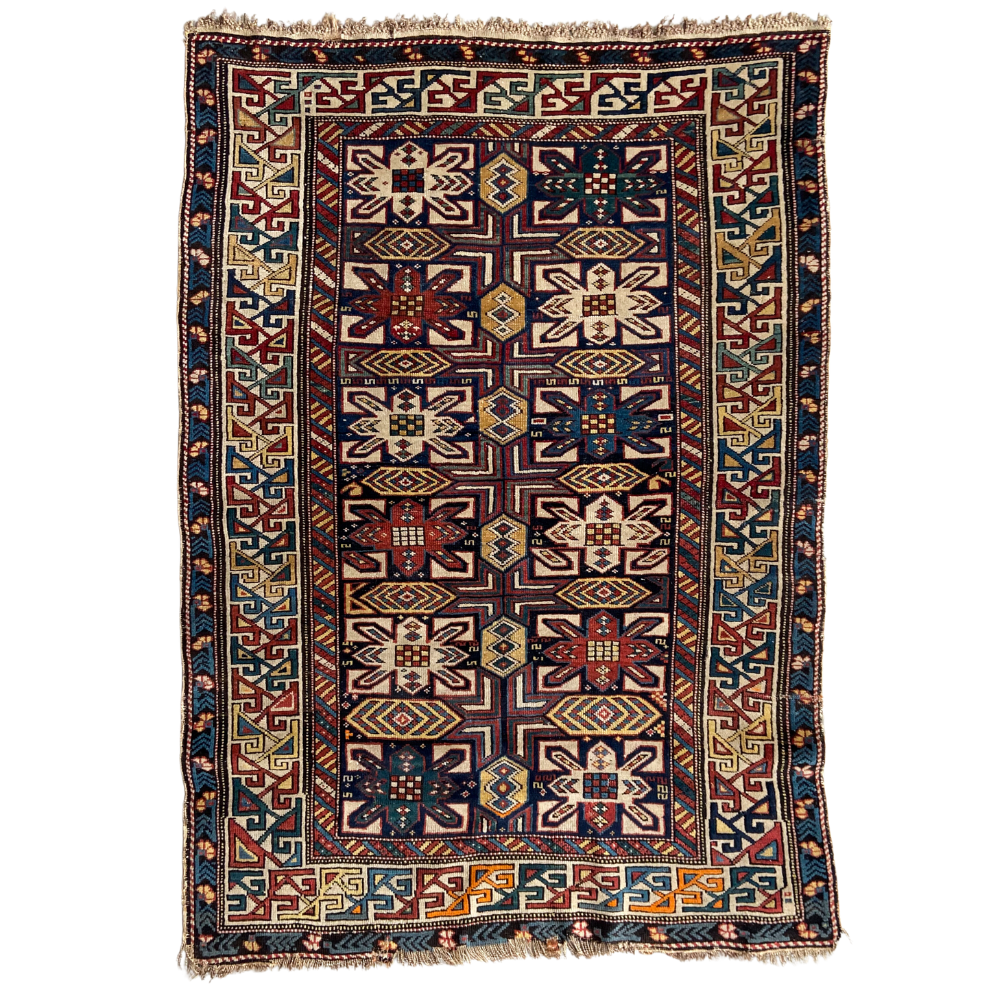 Antique Shirvan Accent Rug #R1118 - 3'6" x 5'1"