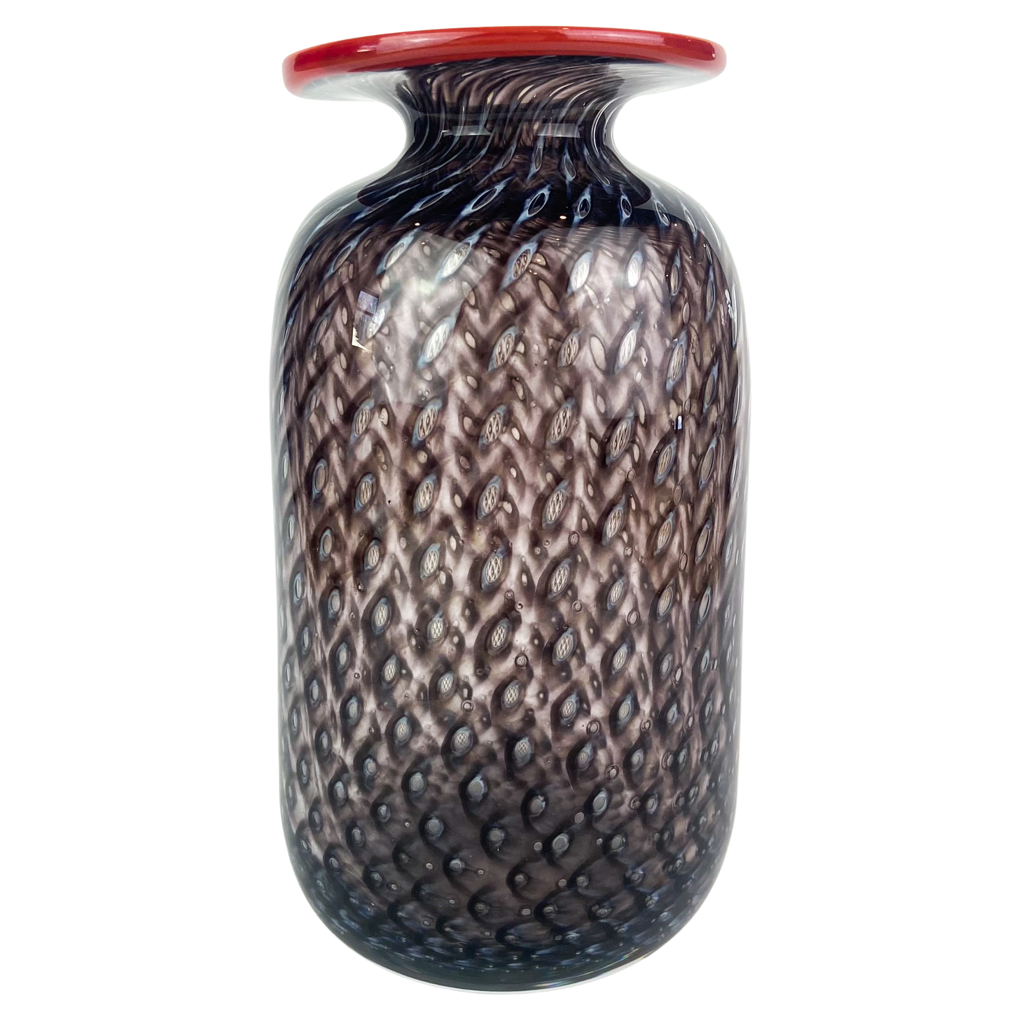 Swedish Amethyst 'Stratos' Glass Vase by Kosta Boda #O1228