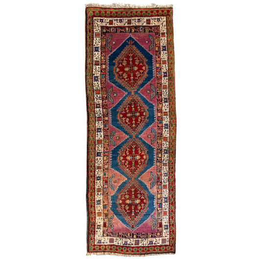 Super Collectible Antique Bakshaish Runner #R1173 - 3'2" x 8'11"