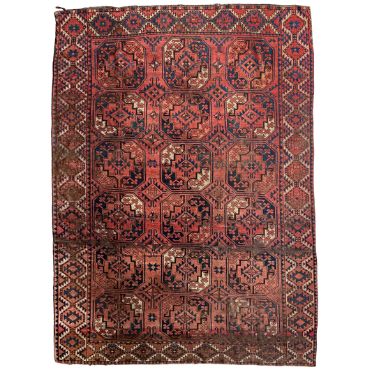 Antique Ersari Area Rug #R1247 - 6'3" x 8'4"