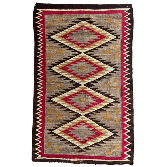 Antique Navajo Accent Rug #R1239 - 3'2" x 5'1"