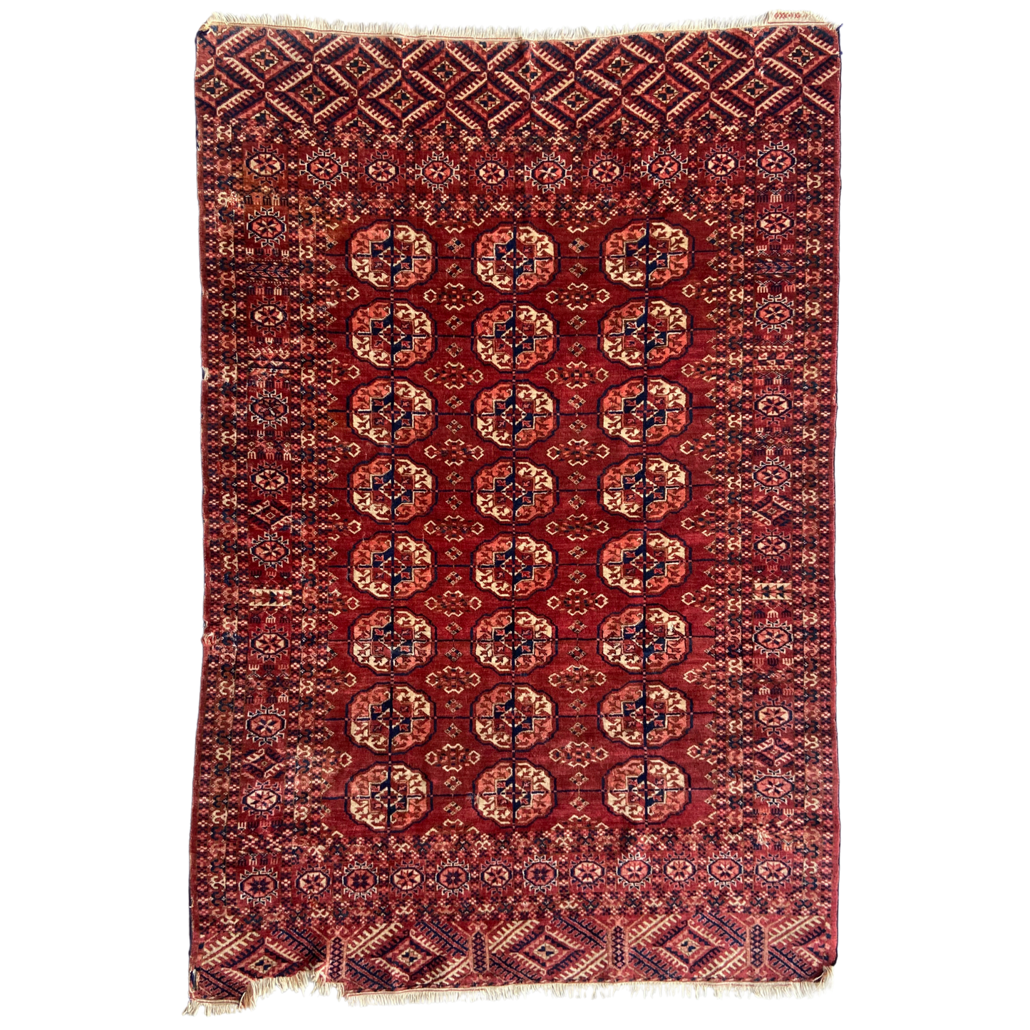 Antique Bokara Accent Rug #R1224 - 3'10" x 5'8"