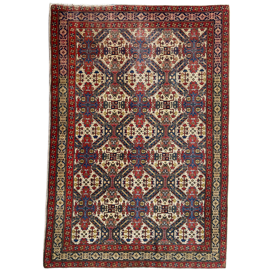 Vintage Russian Accent Rug #R1241 - 4'5" x 6'5"