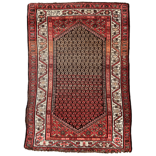 Antique Hamadan Accent Rug #R1301 - 3'3" x 4'8"