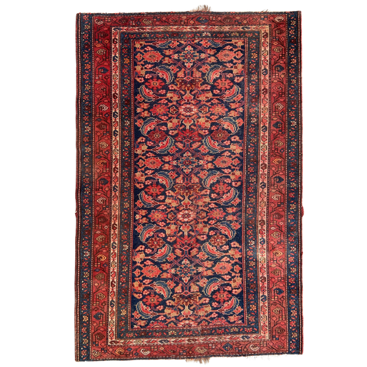 Antique Hamadan Accent Rug #R1297 - 3'9" x 5'7"