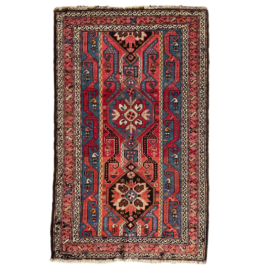 Antique Karabagh Accent Rug #R1303 - 3'6" x 5'8"