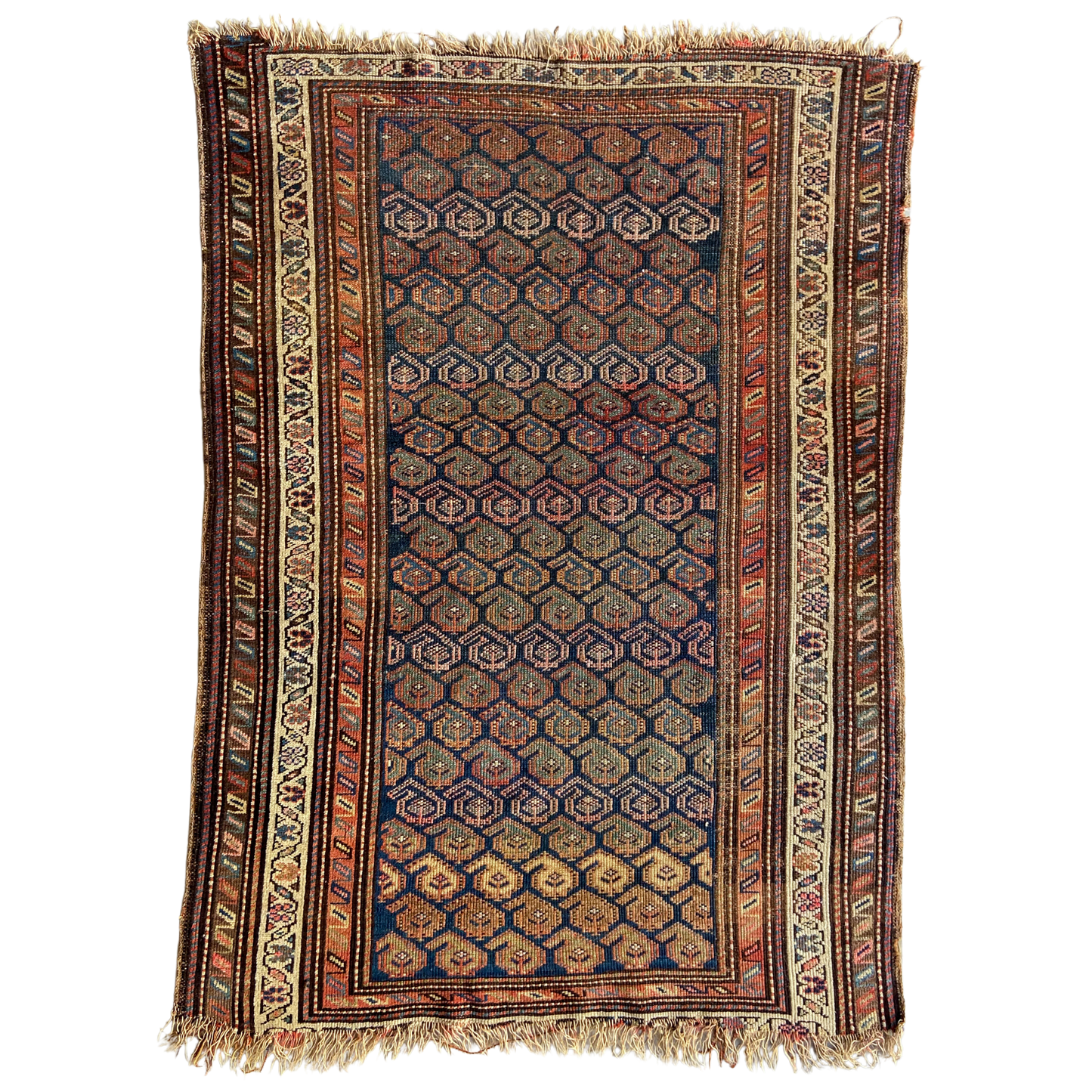 Antique Northwest Persian Accent Rug #R999 - 4'2" x 5'10"