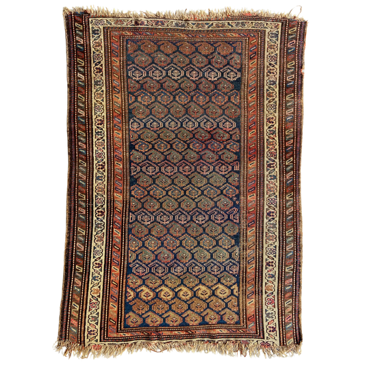 Antique Northwest Persian Accent Rug #R999 - 4'2" x 5'10"