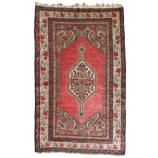 Antique Hamadan Accent Rug #R1014 - 3'4" x 5'6"