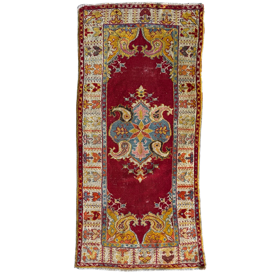 Antique Turkish Accent Rug #R1018 - 2'8" x 5'6"