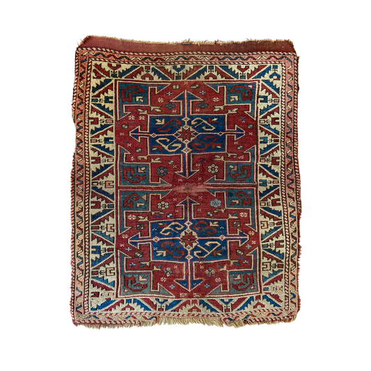 Antique Bergama Accent Rug #R838 - 2'10" x 3'7"