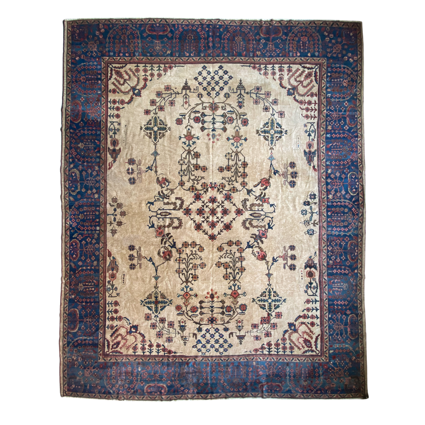 Antique Mahal Oversized Area Rug #R934 - 10'9" x 13'7"